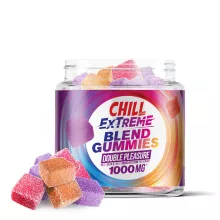 D9 & Broad Spectrum CBD Blend - Double Pleasure Gummies - Chill Extreme - 1000mg