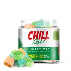 CBD & D8 Blend - Fruity Mix Gummies - Chill Plus - 1250mg