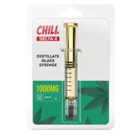 Delta 8 THC - Distillate Oil Syringe  - Chill Plus - 1000X