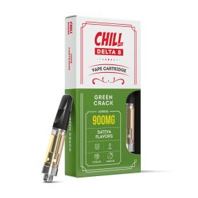 900mg Delta 8 Vape Cart - Green Crack - Sativa - 1ml