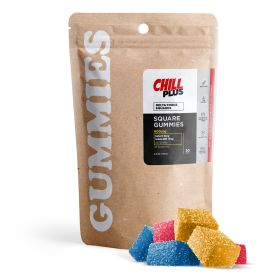 20mg CBD Isolate, D8 Gummies - Delta Force Squares