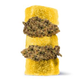 50mg Delta 8 + Live Resin Gummies - Super Lemon Haze - Sativa