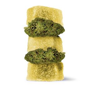 100mg Delta 8 + Live Resin Gummies - Rainbow Runtz - Indica