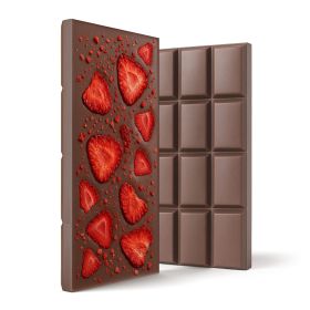 600mg Milk Chocolate & Strawberries Bar - Delta 8