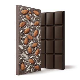 600mg Dark Chocolate & Almond Bar - Delta 8