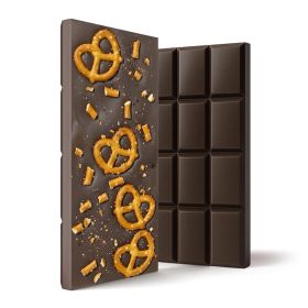 600mg Dark Chocolate & Pretzels Bar - Delta 8