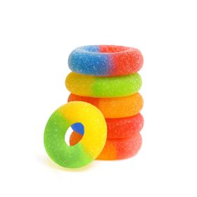 100mg Delta 8 Gummies - Assorted Sour Mix Rings