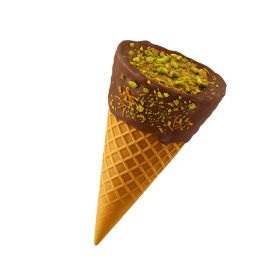 100mg Pistachio & Kadaifi + Milk Chocolate Waffle Cones - D8 & THCP