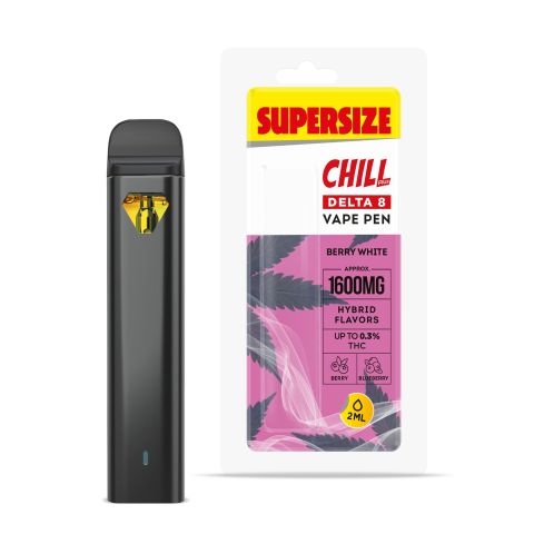 Berry White Delta 8 THC - Disposable - Chill - 1600mg - Thumbnail 1