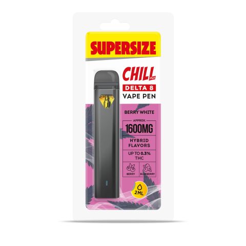 Berry White Delta 8 THC - Disposable - Chill - 1600mg - Thumbnail 2