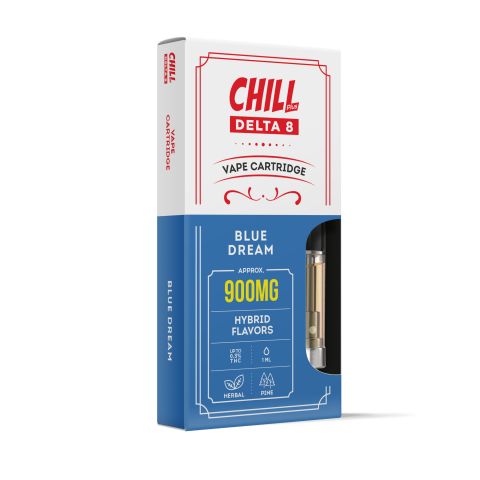 900mg Delta 8 Vape Cart - Blue Dream - Hybrid - 1ml  - Thumbnail 2