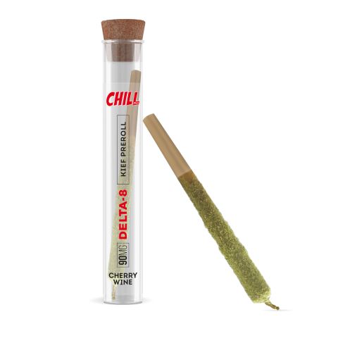 1g Cherry Wine Pre-Roll with Kief - 90mg Delta 8 - 1 Joint - Thumbnail 2