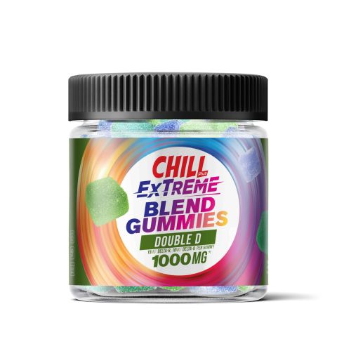 D8 & D9 Blend - Double D Gummies - Chill Extreme - 1000mg - Thumbnail 2