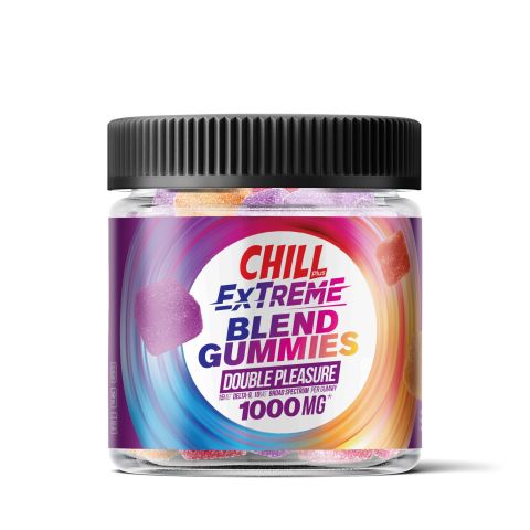 D9 & Broad Spectrum CBD Blend - Double Pleasure Gummies - Chill Extreme - 1000mg - Thumbnail 2