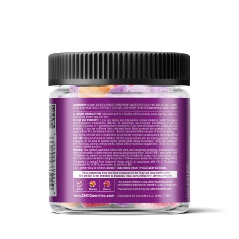 D9 & Broad Spectrum CBD Blend - Double Pleasure Gummies - Chill Extreme - 1000mg - Thumbnail 4