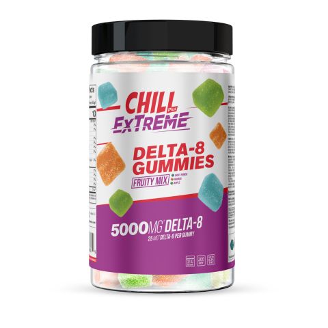 Delta 8 Fruity Mix Gummies - Chill Extreme - 5000X - 2