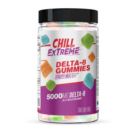 Delta 8 Fruity Mix Gummies - Chill Extreme - 5000X - Thumbnail 2