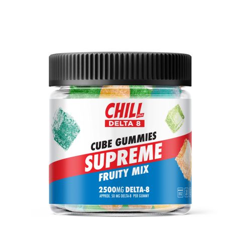 Delta 8 Fruity Mix Supreme Gummies - Chill Plus - 2500mg - Thumbnail 2