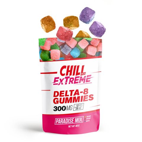 Delta 8 Paradise Mix Gummies - Chill Plus - 300mg - 3