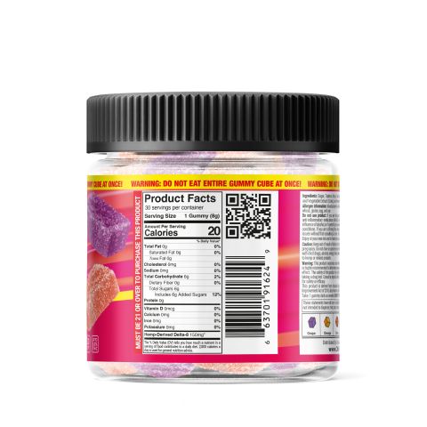 Delta 8 Paradise Mix Gummies - Chill Plus - 4500mg - Thumbnail 3