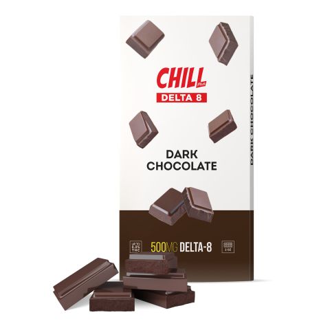 500mg Dark Chocolate Bar - Delta 8 - Thumbnail 1