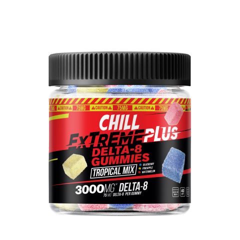 Delta 8 Tropical Mix Gummies - Chill Extreme - 3000MG - Thumbnail 2