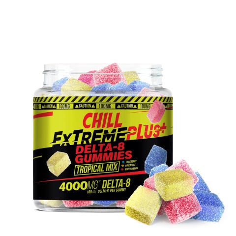 Delta 8 Tropical Mix Gummies - Chill Extreme - 4000MG - 1