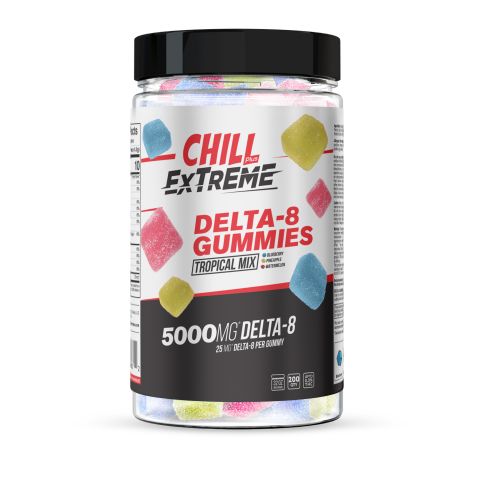 Delta 8 Tropical Mix Gummies - Chill Extreme - 5000X - Thumbnail 2