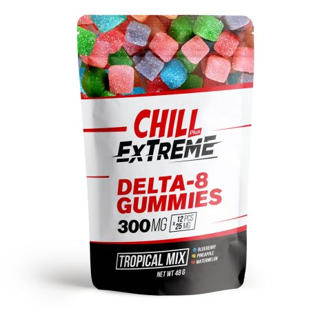 Delta 8 Tropical Mix Gummies - Chill Plus - 300mg - Thumbnail 2