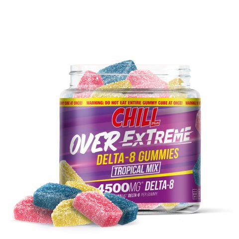 Delta 8 Tropical Mix Gummies - Chill Plus - 4500MG - 1