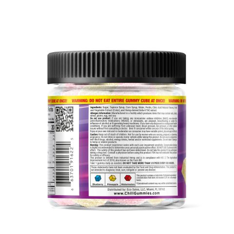 Delta 8 Tropical Mix Gummies - Chill Plus - 4500MG - Thumbnail 4