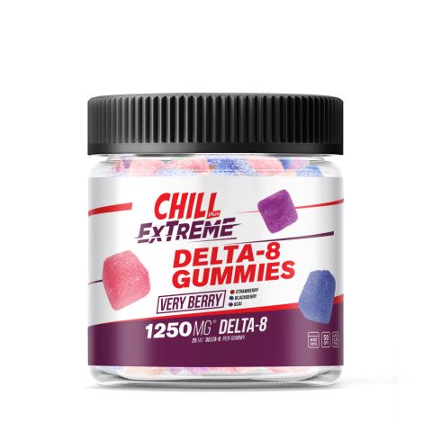 Delta 8 Very Berry Gummies - Chill Extreme - 1250mg - Thumbnail 2