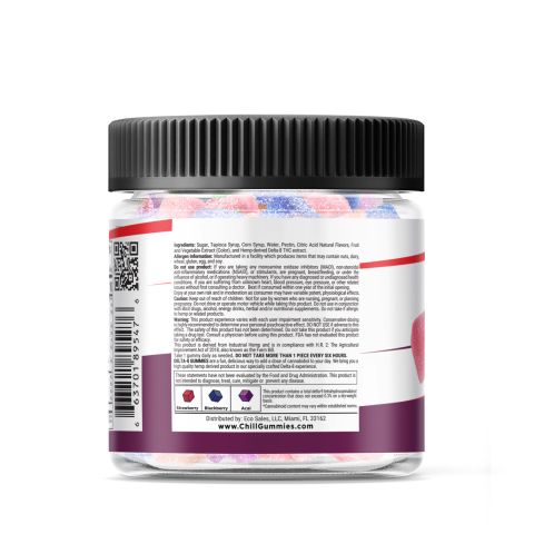 Delta 8 Very Berry Gummies - Chill Extreme - 1250mg - Thumbnail 4