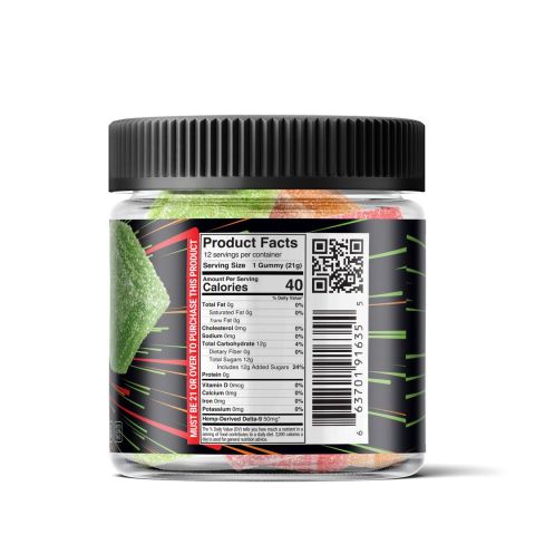 Delta 9 Fruity Mix Gummies - Chill Plus - 600mg - Thumbnail 3