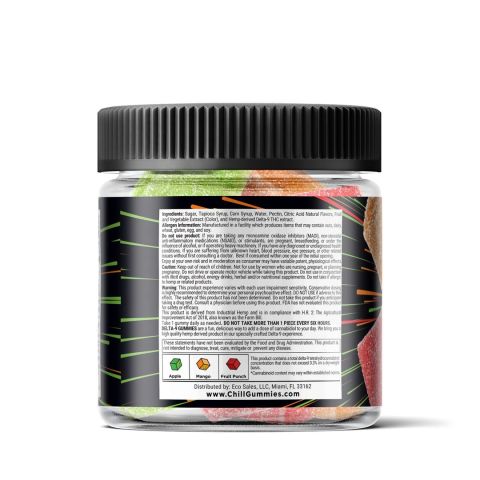 Delta 9 Fruity Mix Gummies - Chill Plus - 600mg - Thumbnail 4