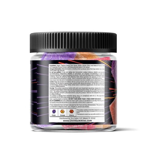Delta 9 Paradise Mix Gummies - Chill Plus - 600mg - Thumbnail 4