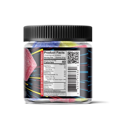 Delta 9 Tropical Mix Gummies - Chill Plus - 600mg - Thumbnail 3