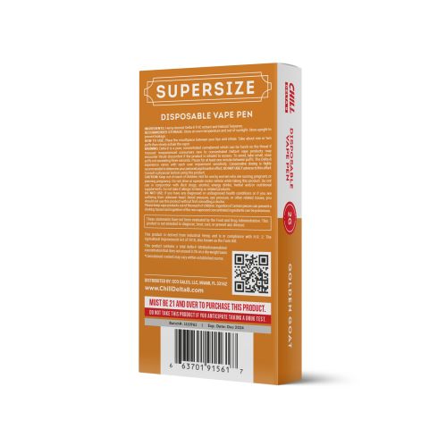 Golden Goat Delta 8 THC - Disposable - Chill Plus - 1800mg - Thumbnail 4