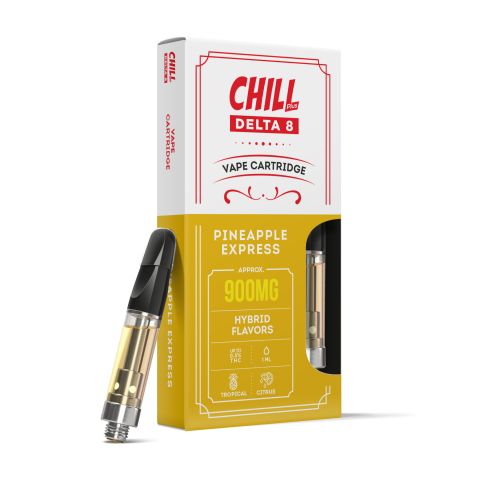 900mg Delta 8 Vape Cart - Pineapple Express - Hybrid - 1ml - Thumbnail 1