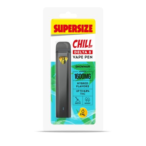Snowman Delta 8 THC - Disposable - Chill - 1600mg - Thumbnail 2