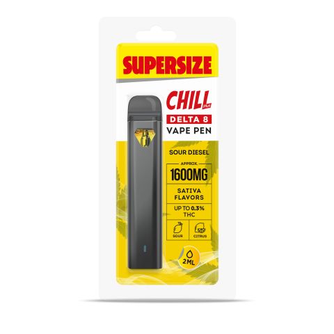 Sour Diesel Delta 8 THC - Disposable - Chill - 1600mg - Thumbnail 2