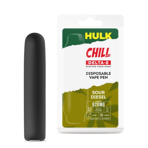 Sour Diesel Delta 8 THC - Disposable - Chill - 920mg - 1