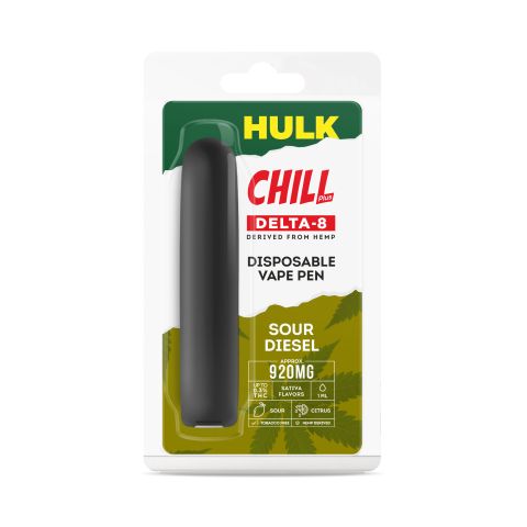 Sour Diesel Delta 8 THC - Disposable - Chill - 920mg - Thumbnail 2