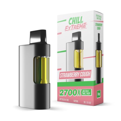 Strawberry Cough D8+ Blend - Disposable - Chill - 2700mg - Thumbnail 1
