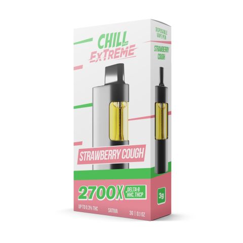 Strawberry Cough D8+ Blend - Disposable - Chill - 2700mg - Thumbnail 2