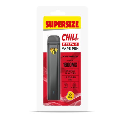 Watermelon Delta 8 THC - Disposable - Chill Plus - 1600mg - Thumbnail 2