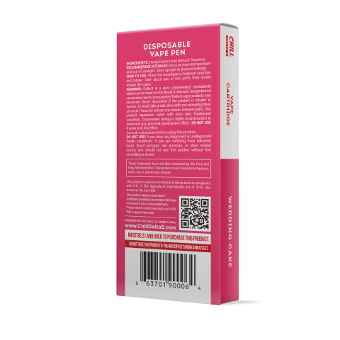 Wedding Cake Delta 8 THC - Disposable - Chill Plus - 900mg - Thumbnail 2