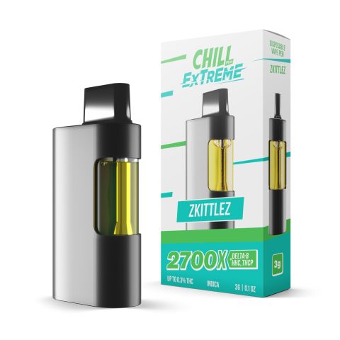 Zkittlez D8+ Blend - Disposable - Chill Plus - 2700mg - 1