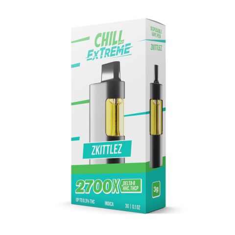 Zkittlez D8+ Blend - Disposable - Chill Plus - 2700mg - Thumbnail 2
