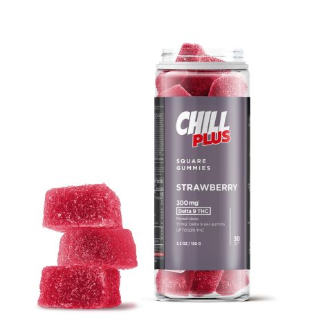 10mg Delta 9 THC Gummies - Strawberry - Thumbnail 3